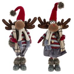GAEM Игрушка набивная "Олень", L13 W11 H38/27 см, 2в.
