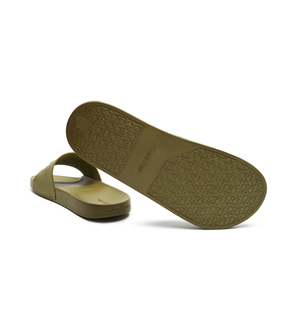 Шлепанцы Calvin Klein - хаки(HM0HM00455)