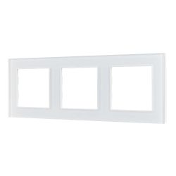 Рамка стеклянная FRM-GLARE-GS-3-WH (Arlight, -) 043799