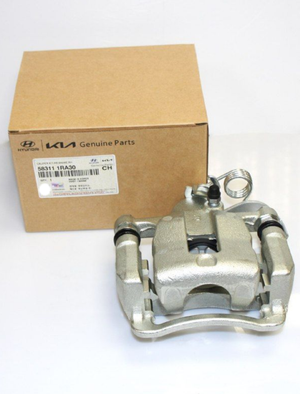 Суппорт тормозной задний правый 583111RA30 для Hyundai Solaris