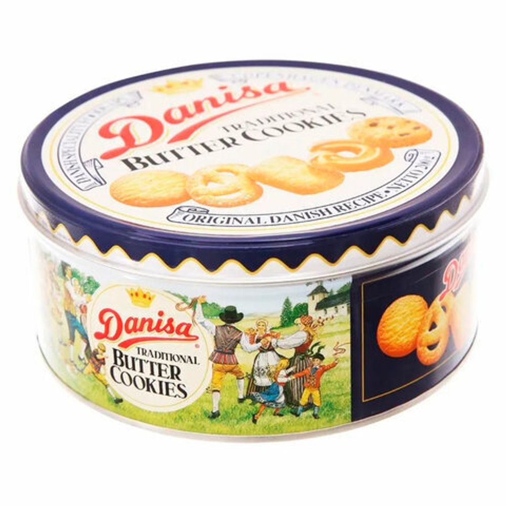 Печенье Датское DANISA "Butter Cookies" сдобное со сливочным вкусом 200 г, ИНДОНЕЗИЯ