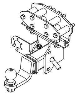 Фаркоп Avtos с универ. элект. Smart, на Toyota Land Cruiser 200 2007-2021 (паспорт и сертификат в комплекте) TY 53