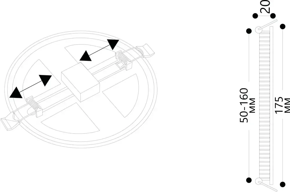Встраиваемый светильник Arte Lamp