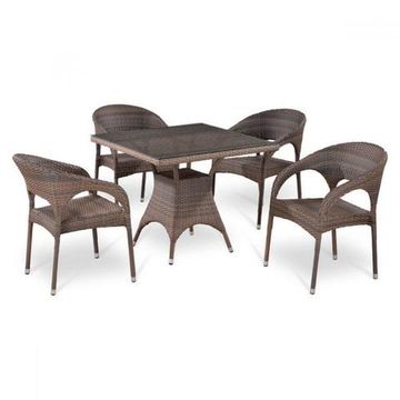 Комплект плетеной мебели T220BG/Y90CG-W1289 Pale 4Pcs