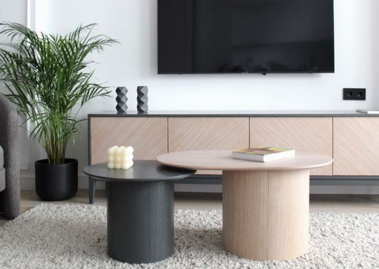 Столик Type овальный, основание D 39 см (натуральный дуб)