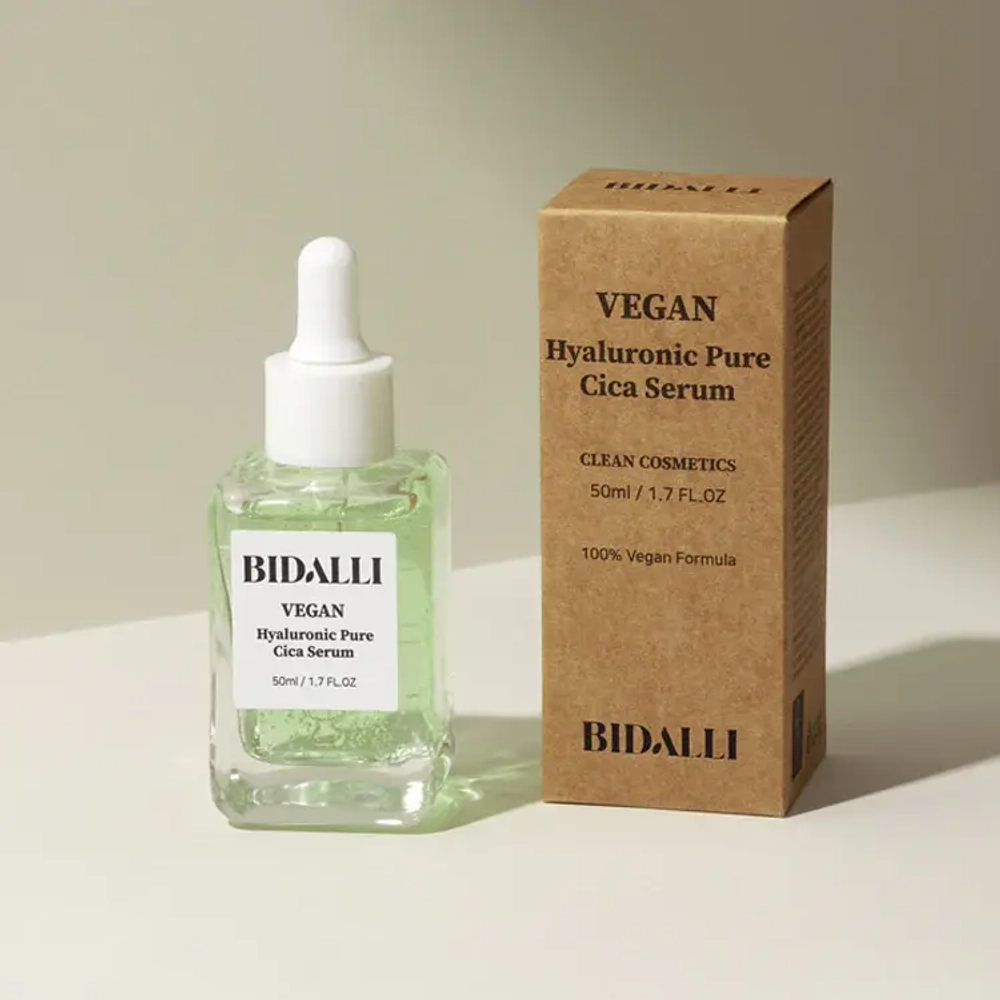 BIDALLI Vegan Hyaluronic Pure Cica Serum 50ml Гиалуроновая сыворотка