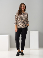 Лонгслив ЛНв-306/песочный-акварельзебра