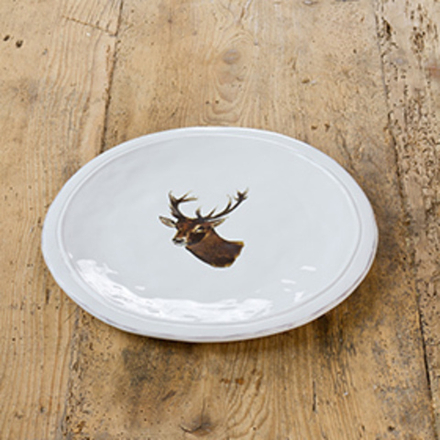 Тарелка "Олень", большая