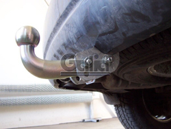 Фаркоп оцинкованный Galia K028C для Kia Sorento 2002-2009(паспорт и сертификат в комплекте)(без электрики)
