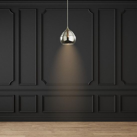 5286/1 SUSPENTIONI LN23 000 никель, серый Подвес E27 1*40W 220V LESTER