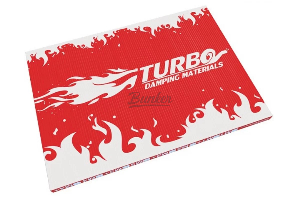 Виброизоляция TURBO M4 (лист 0,35 м.кв., 0,7*0,5)