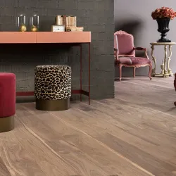 Инженерный паркет Coswick Американский Орех Туманный Рассвет (American Walnut Foggy Dawn) Шелковое масло ультраматовое