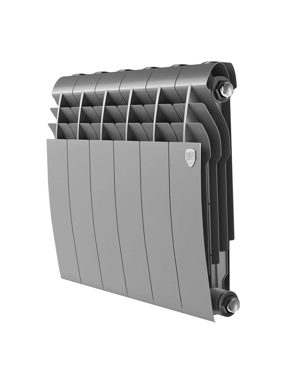 Радиатор биметаллический Royal Thermo BILINER B 350 Серебристый - 6 секц.