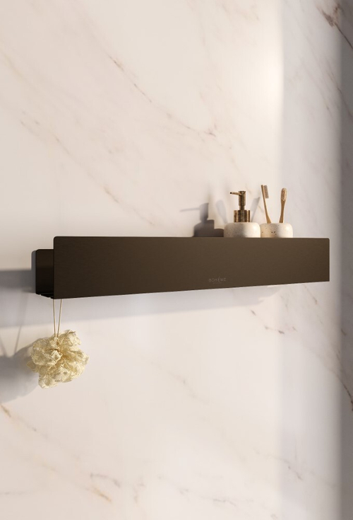 Boheme Полка подвесная 60см BRUSHED BRONZE