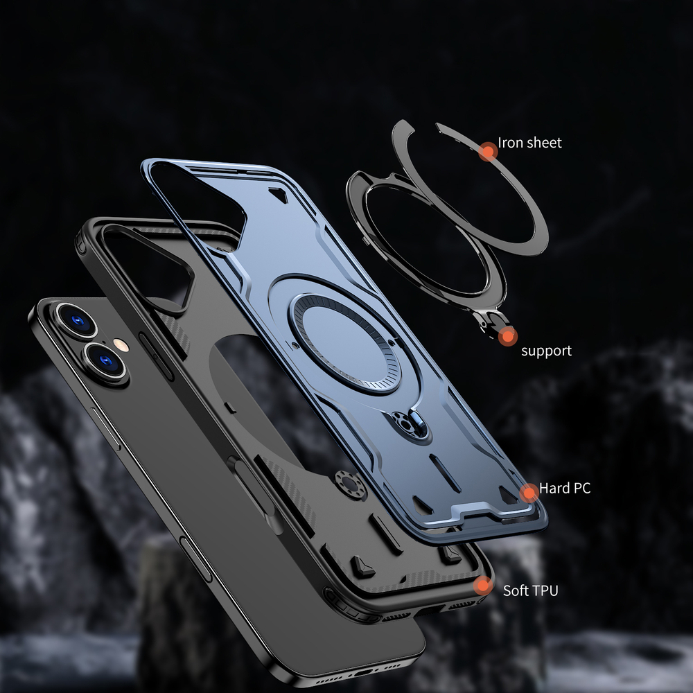 Чехол Magneto Case с кольцом для iPhone 16