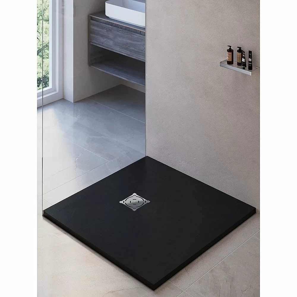 Душевой поддон RGW ST-G Stone Tray 16152100-02 100x100 графит