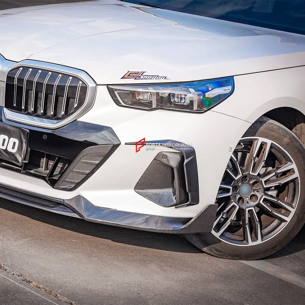 Карбоновые канарды переднего бампера для BMW 5 серии G60 2023+ БМВ