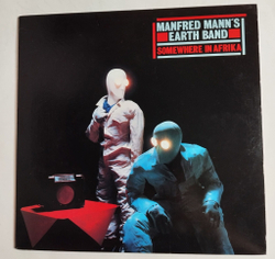 Винтажная виниловая пластинка LP Manfred Mann Earth Band Somewhere In Afrika (USA 1983)