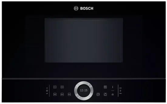 Микроволновая печь встраиваемая Bosch BFL634GB1, черный