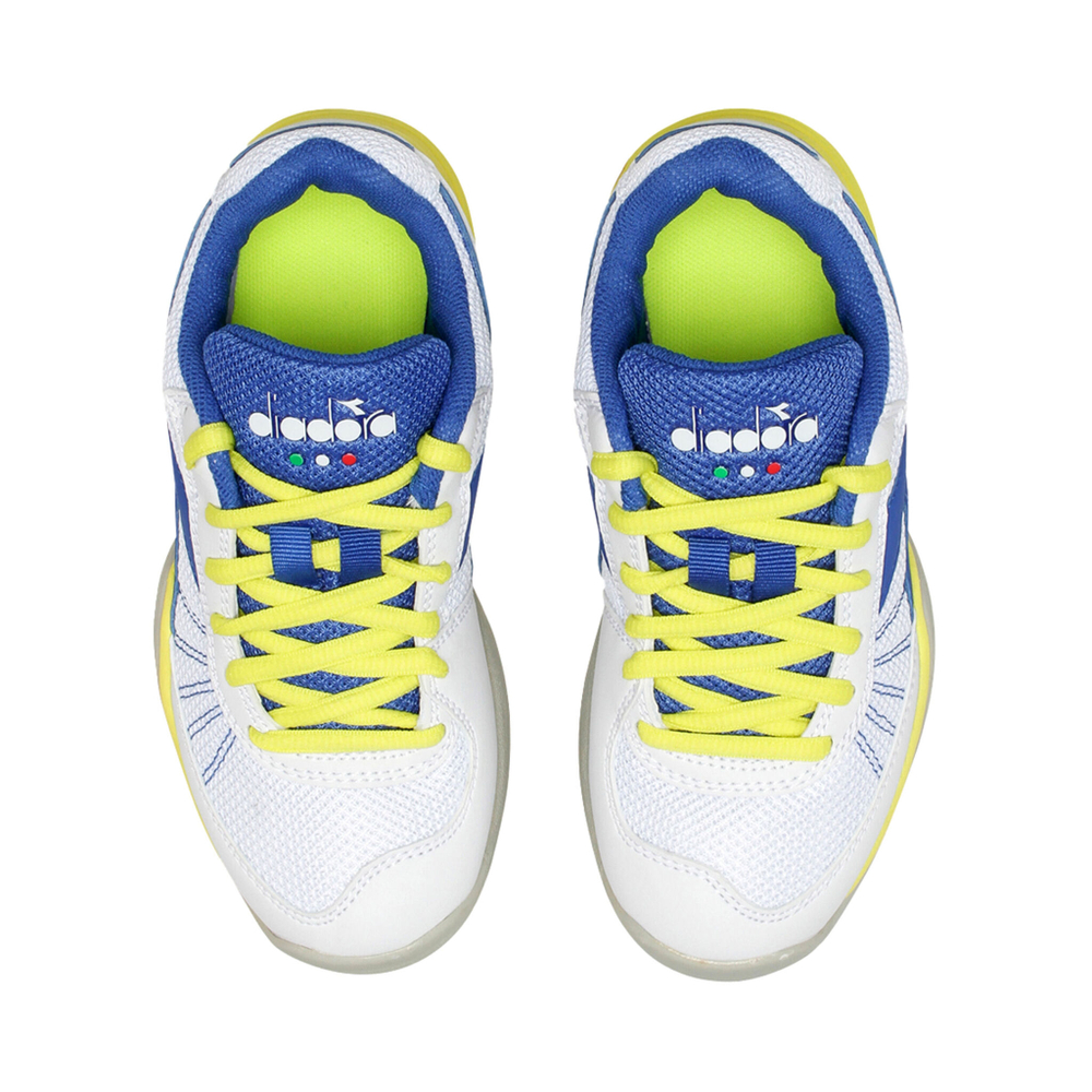 Детские теннисные кроссовки Diadora Challenge 3 Carpet Shoe Kids - White, Blue
