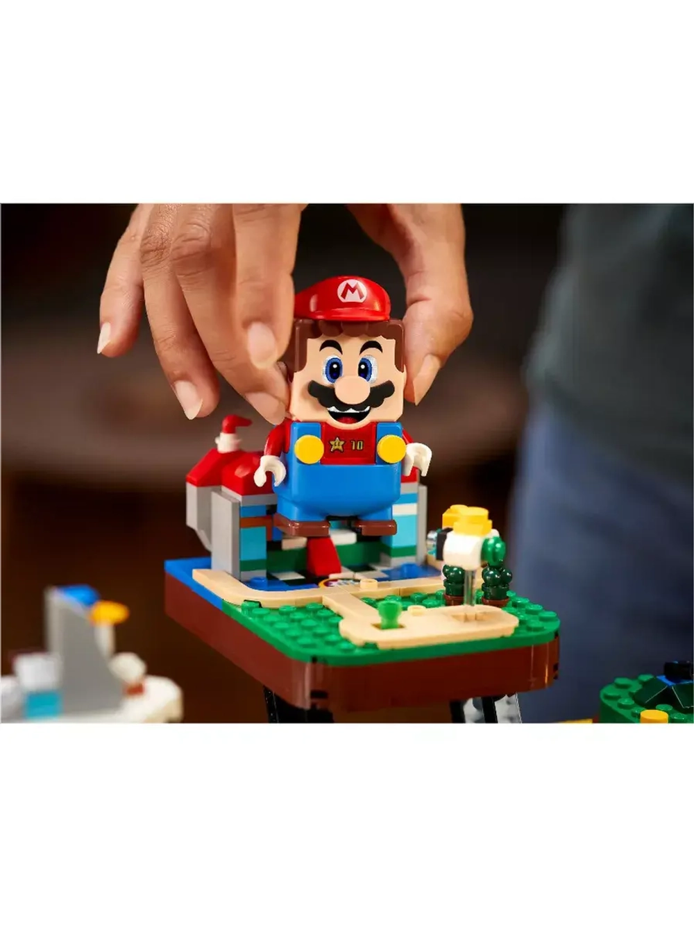 Конструктор Super Mario Марио - Блок вопроса желтый