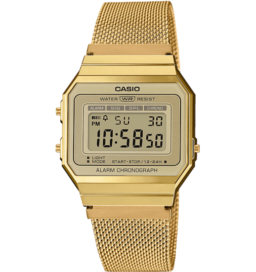 Японские электронные часы Casio A700WEMG-9AEF