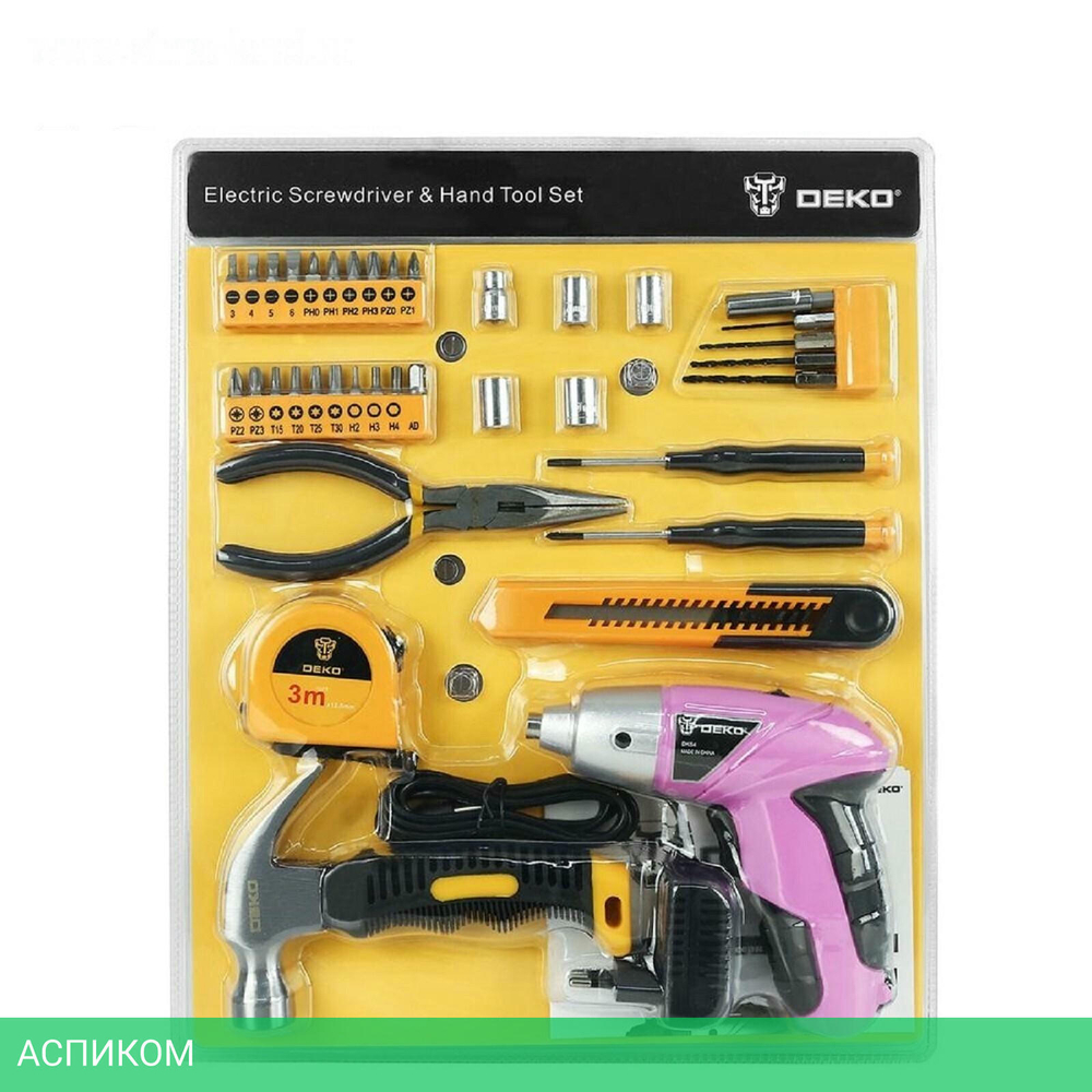 Дрель-шуруповерт Deko DKS4 SET 36 (063-4109)
