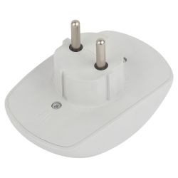 Разветвитель электрический ЭРА SPx-2-W на 2 розетки без заземления 10А белый