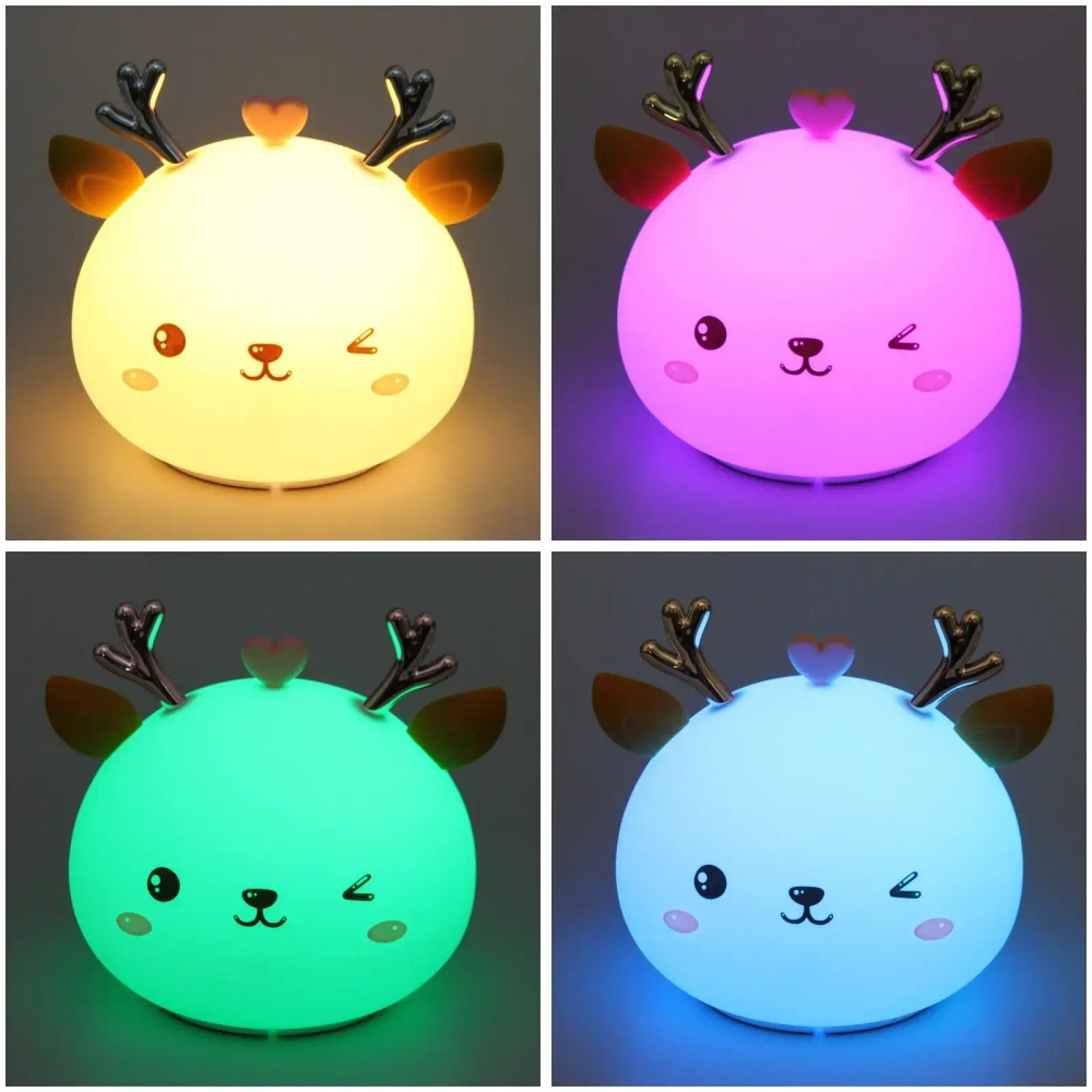 Ночник «Сute deer» 13,5*11,8*12,8 см USB 0.45w 5 v