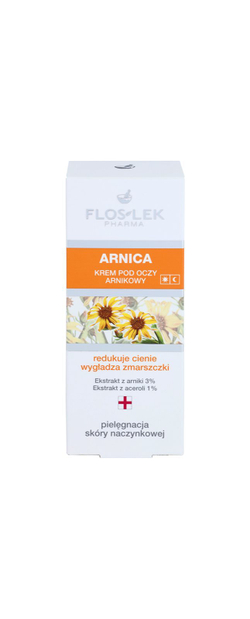 FlosLek Pharma Arnica - крем для глаз против отечности и темных кругов /   30  ml  / GTIN 5905043003955