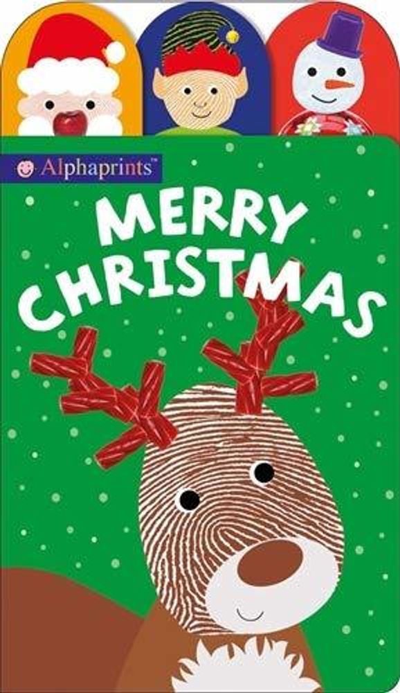 Alphaprints: Merry Christmas (board book)