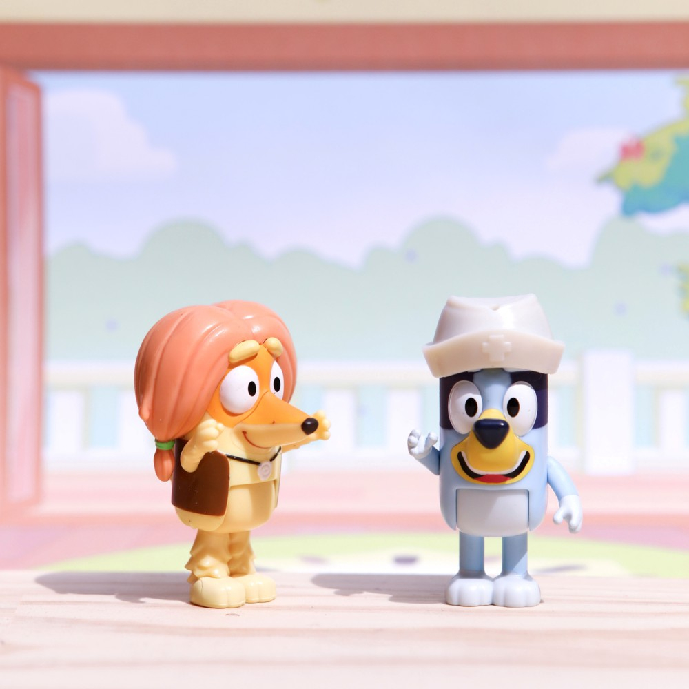 Bluey Blue - Визит к врачу Набор фигурок 2-пак BLU13046