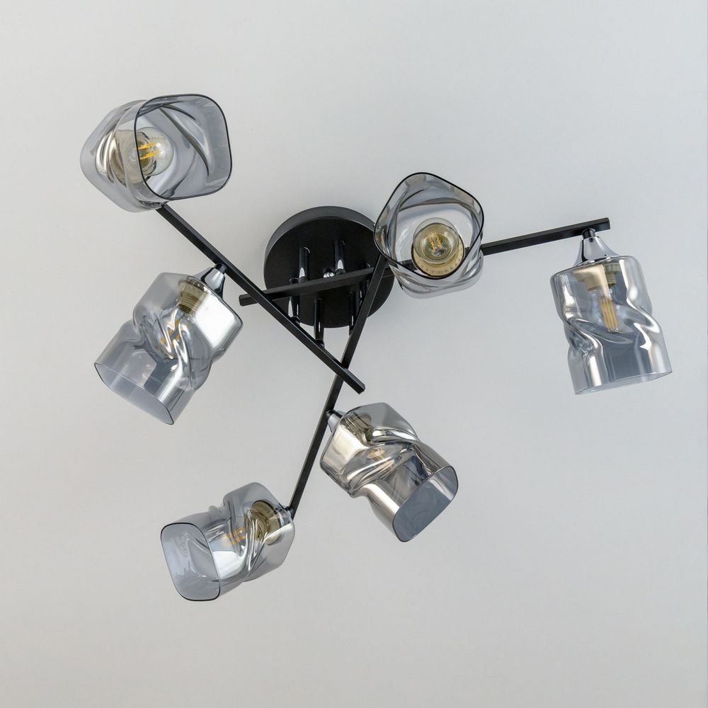 Citilux Клаус CL134165 Люстра потолочная Чёрная