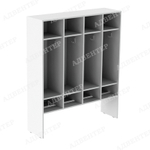 Шкаф детский для одежды 4 СЕКЦИИ