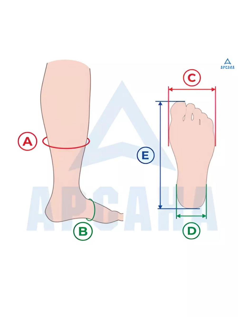Чехол межсезонный с подошвой из резины на гипс/лангету/стопу "Шарко". ГЛШЗР-3.