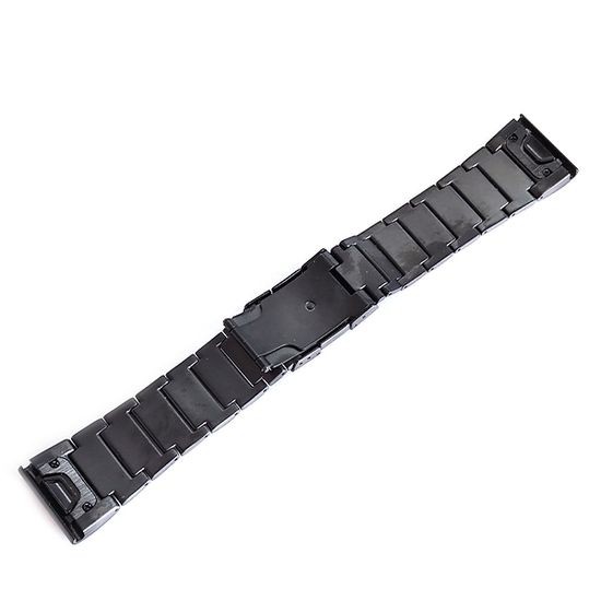 Браслет титановый QuickFit 26 мм для Garmin Fenix 7x 6x 5x, Tactix 7 Delta, Enduro 2, Instinct 2X быстросъемный