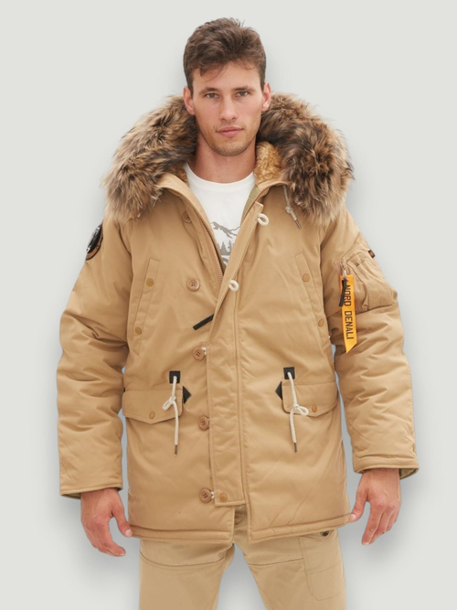 Куртка Аляска Oxford Nord Denali (бежевая - tiger eye)