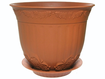 Кашпо Европа 57л коричневое