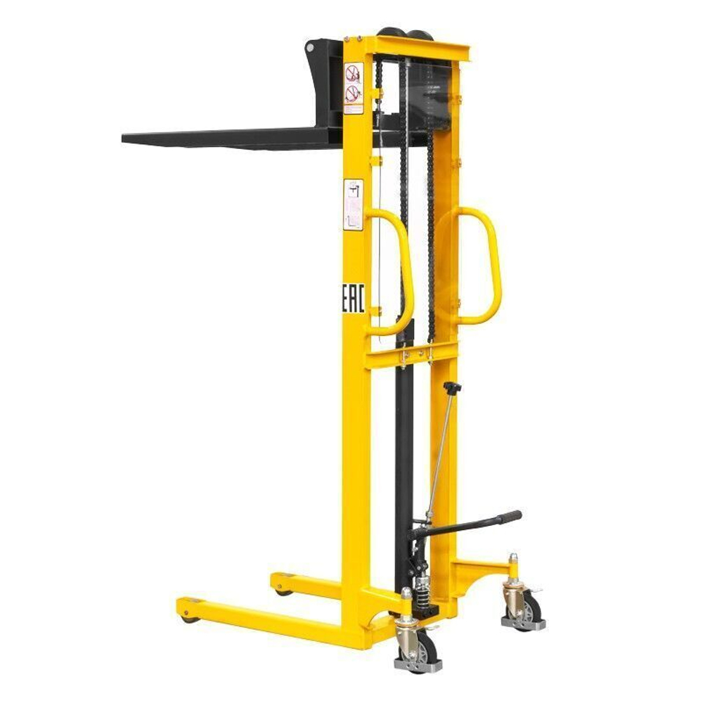 Ручной гидравлический штабелер SDJ 0516 (500 кг; 1,6 м; вилы 200-550 мм) SMARTLIFT (SMART)