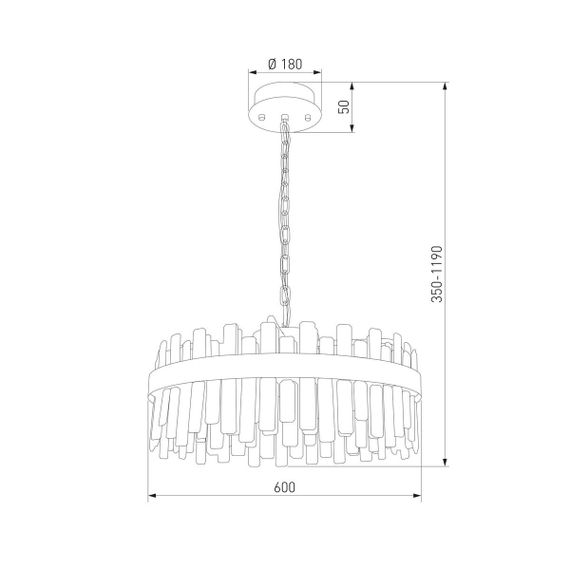 Подвесной светодиодный светильник Bogates Sparkle 417/1