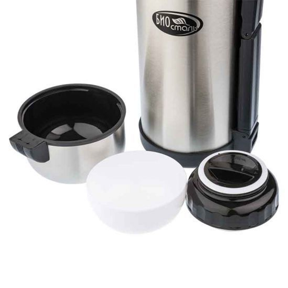 Термос универсальный (для еды и напитков) Biostal (1,5 литра), стальной