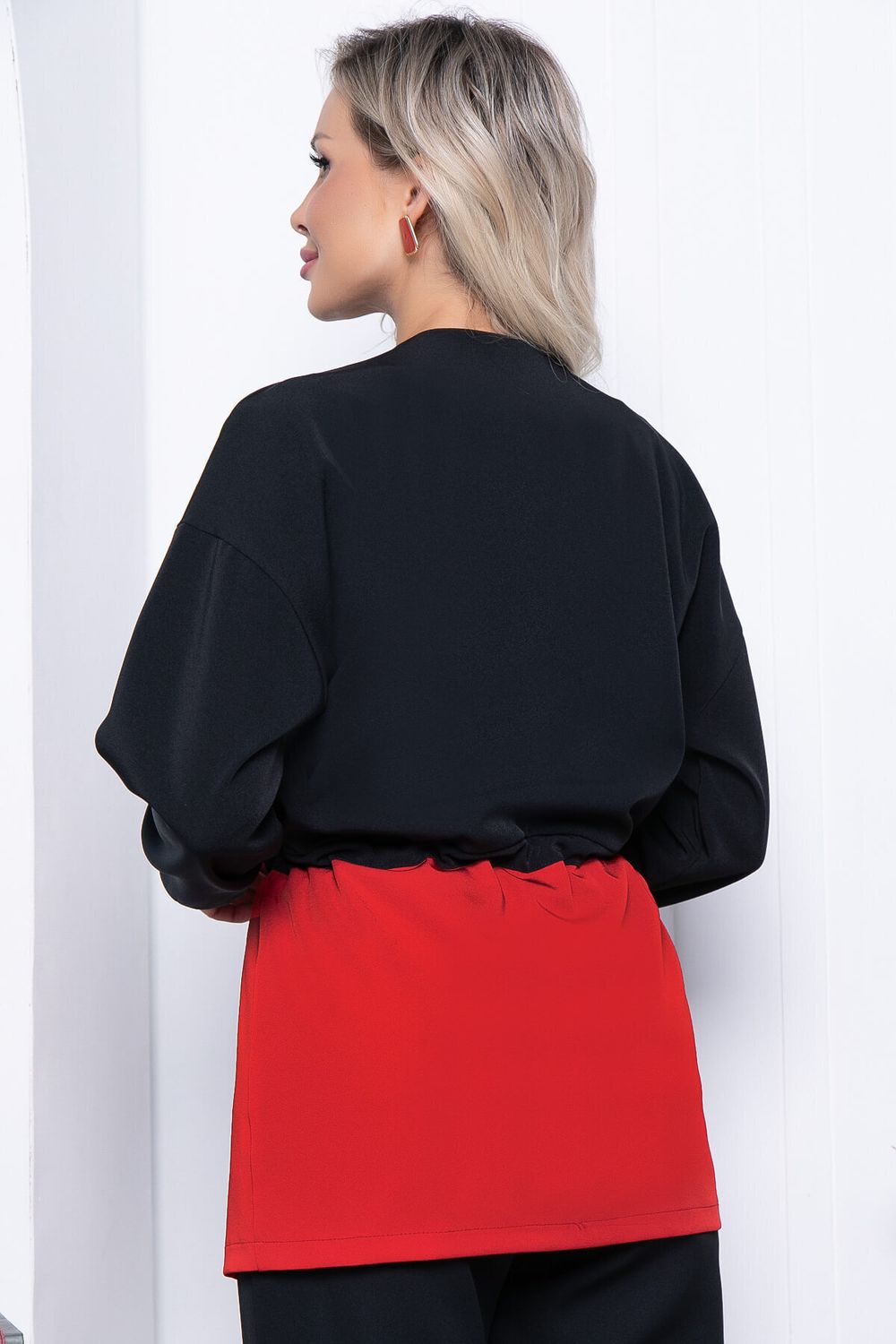 Жакет "На стиле" (блэк/рэд) Б7162 LT Collection (Акция)