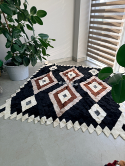 Покрывало меховое ковер из шкуры овчины