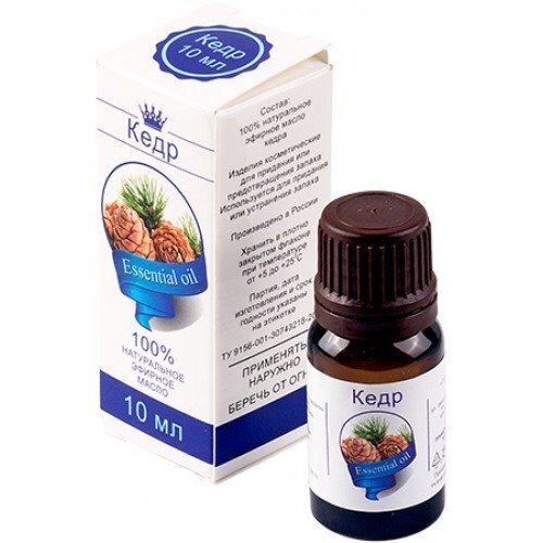 Масло кедр эфирное 10 мл Сибирь Намедойл