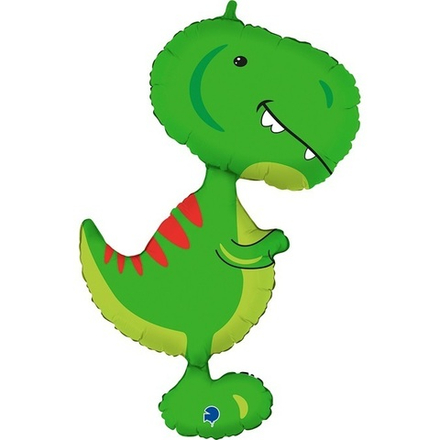Г Фигура, Динозавр Тираннозавр, Зеленый, 38"/97 см, 1 шт.