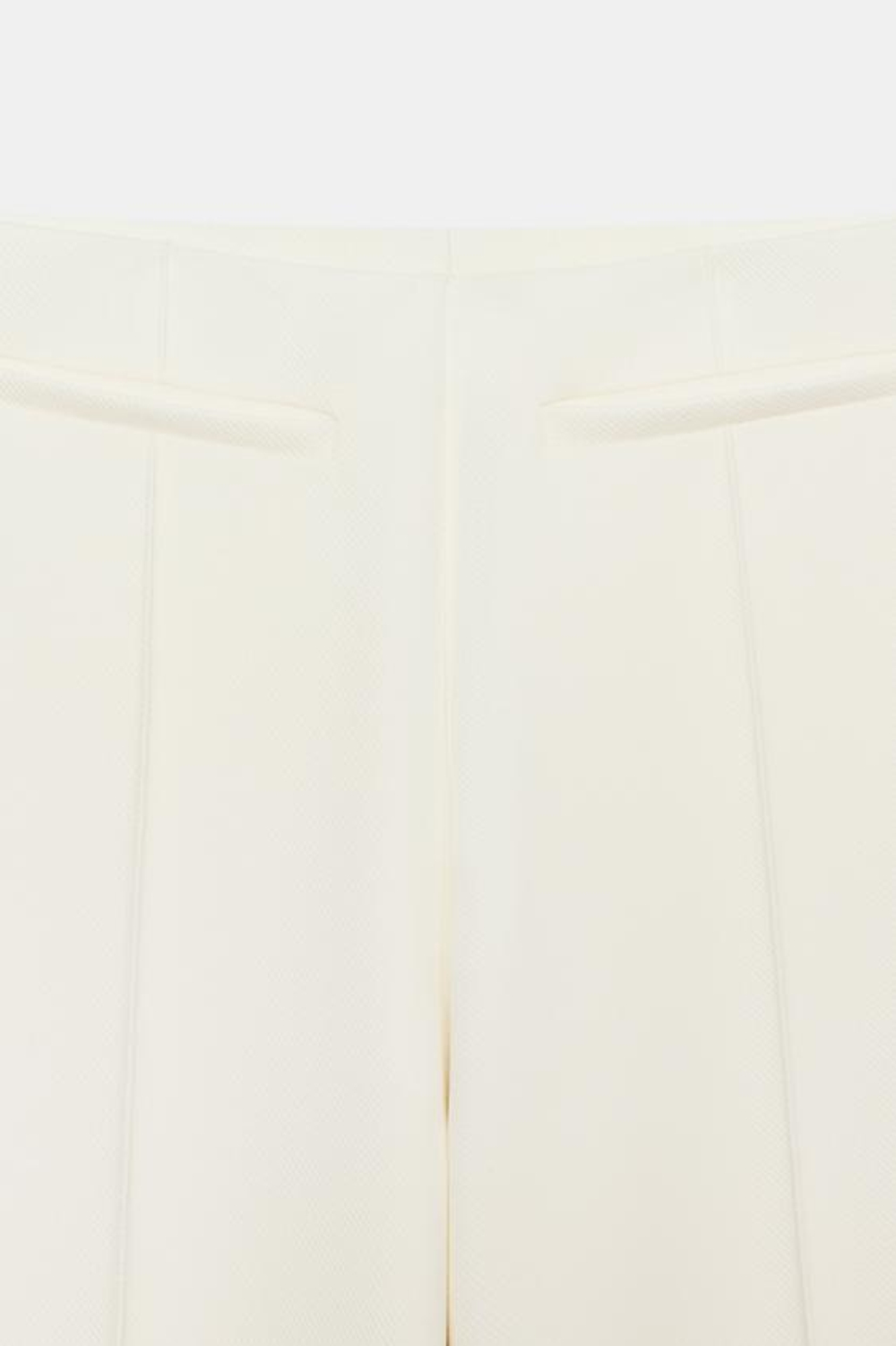 ZARA ОБЪЕМНЫЕ БРЮКИ, ЭКРЮ