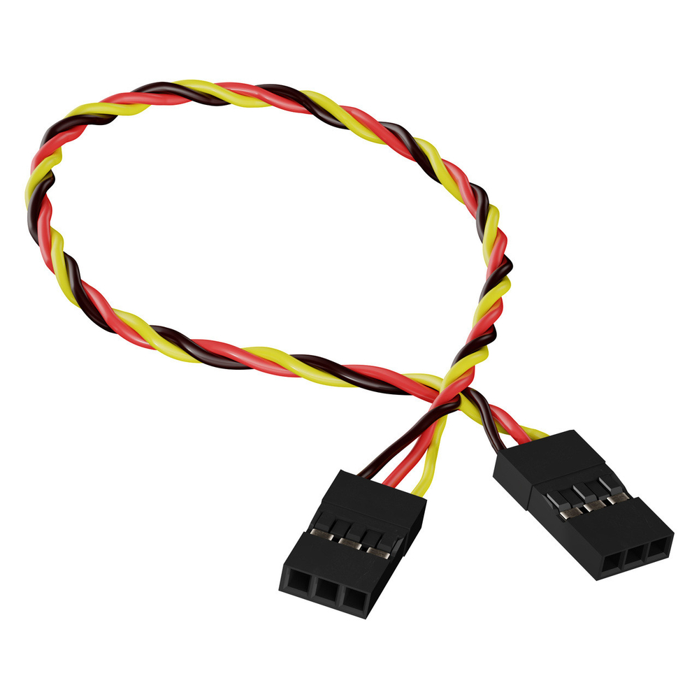 3-Pos TJC8 Servo Extension (MH-FC to MH-FC, 150mm Length)