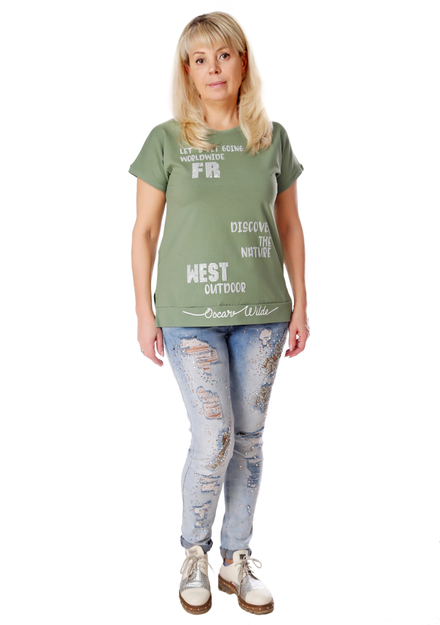 Футболка "Свайп" горчица