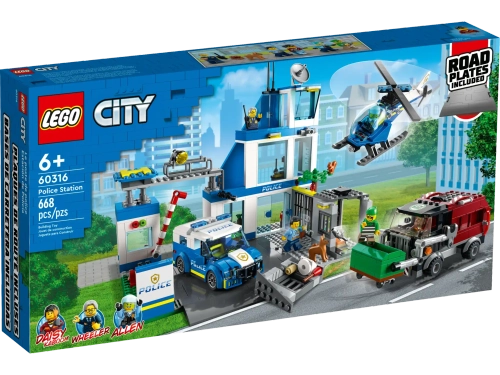 Конструктор LEGO City 60316 Полицейский участок города