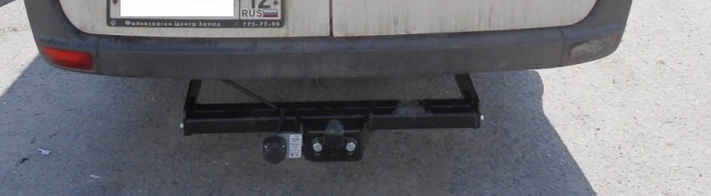 Фаркоп для Mercedes Sprinter фургон со ступенькой 2006-, Volkswagen Crafter Тип шара: F. Нагрузки: 2500/100 кг, MB 04